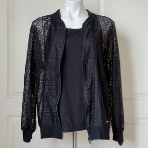 Loralette Black Lace jacket 3x